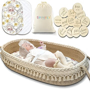 Baby Changing Basket (Milestone cards set)